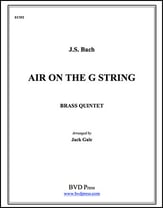 AIR ON THE G STRING BRASS QUINTET P.O.D. cover